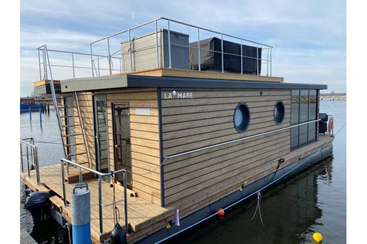Hausboot Fjord Haven Mit Biosauna In بارث المظهر الخارجي الصورة