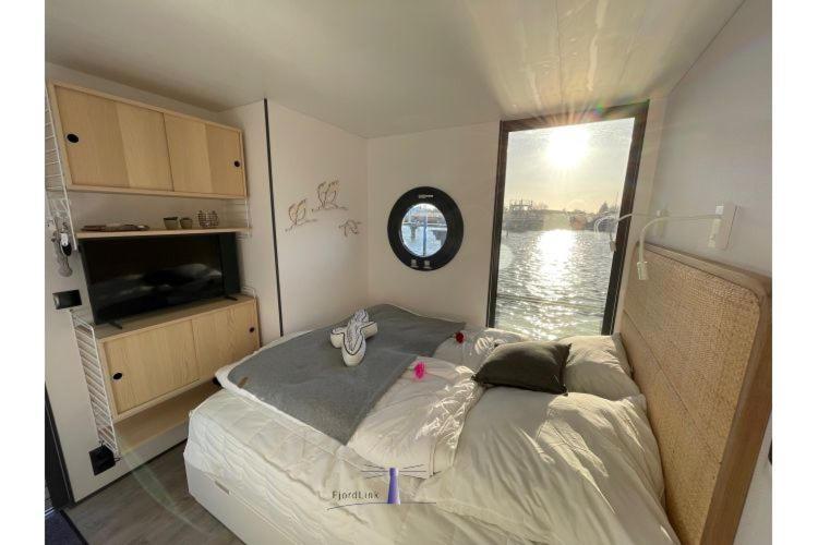 Hausboot Fjord Haven Mit Biosauna In بارث المظهر الخارجي الصورة